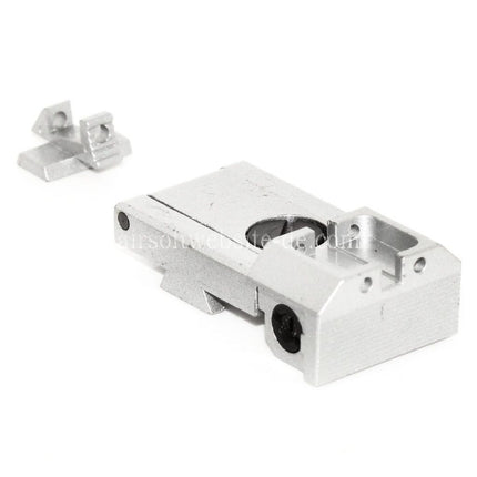 KF Airsoft CNC Stahl Vorder Hintervisier set Geeignet für KJ AW WE Tokyo Marui Hi-Capa Serie GBB Pistolen