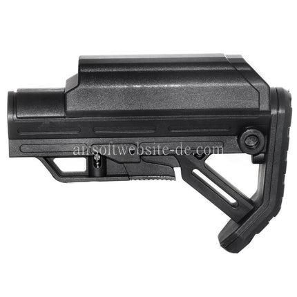 Golden Eagle VIPER Schaft mit Wangenauflage Geeignet für M4 M16 Pufferrohr Gewehre Airsoft Schwarz