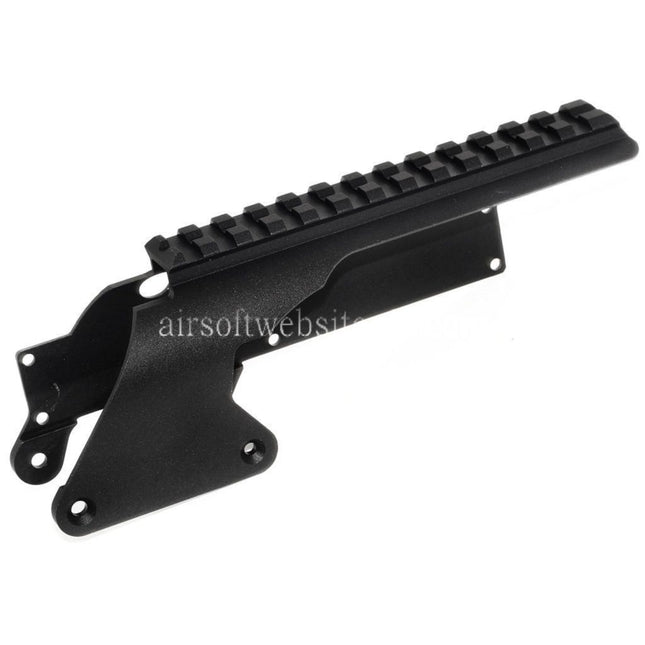 Golden Eagle Obere Schienenmontage Geeignet für Golden Eagle Tokyo Marui M870 Gas Pump Action Schrotflinte Airsoft Schwarz
