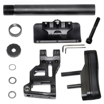 CYMA Taktischer SPR Schaft Geeignet für CYMA CM708 Serie Scharfschützen gewehre / Tokyo Marui M4 AEG Gewehre Airsoft Schwarz