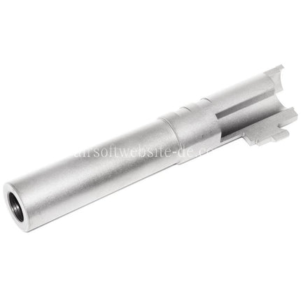 5KU 4.3 Zoll Edelstahl Äußerer Lauf +11mm CW im Uhrzeigersinn Geeignet für Tokyo Marui Hi-Capa 4.3 GBB Pistolen Airsoft