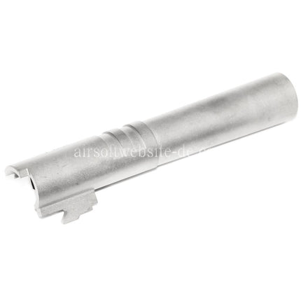 5KU 4.3 Zoll Edelstahl Äußerer Lauf +11mm CW im Uhrzeigersinn Geeignet für Tokyo Marui Hi-Capa 4.3 GBB Pistolen Airsoft