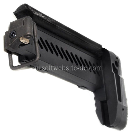 5KU PT-1 AK Seitlich klappbarer Schaft Geeignet für CYMA D-Boys LCT GHK Tokyo Marui AK Serie AEG GBB Gewehre Airsoft Schwarz