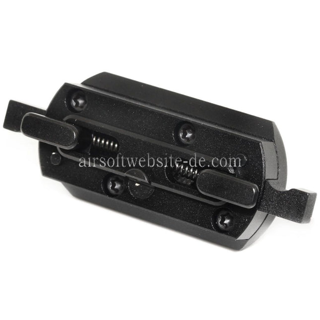 Airsoft Website Metall M-LOK QD Montageadapter geeignet für Harris Zweibein und M-LOK Handschutz