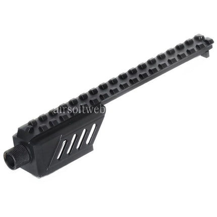 CYMA 187mm Laufverlängerungsbefestigung Schienenmontage Geeignet für CYMA CM127 G18C AEP AEG Pistols Airsoft