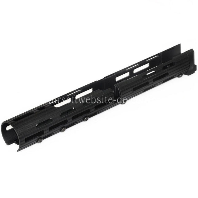 CYMA 330mm Röhrenförmiger M-LOK Handschutz Geeignet für AKM AK74 AK103 Serie AEG Gewehre Airsoft Schwarz