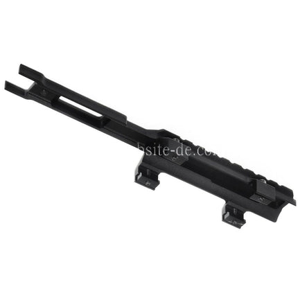Airsoft Website 215mm Erweiterte Zielfernrohrmontage auf der oberen Schiene Geeignet für CYMA Tokyo Marui MP5K Serie AEG Gewehre Airsoft Schwarz