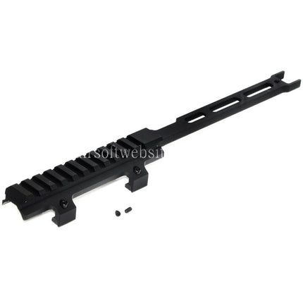 Airsoft Website 295mm Erweiterte Zielfernrohrmontage auf der oberen Schiene Geeignet für CYMA Tokyo Marui MP5 Serie AEG Gewehre Airsoft Schwarz