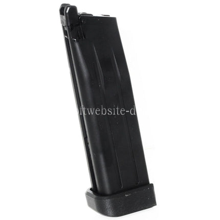 DOUBLE BELL 30rd Gas Magazin Geeignet für Hi-Capa Serie GBB Pistolen Airsoft Schwarz