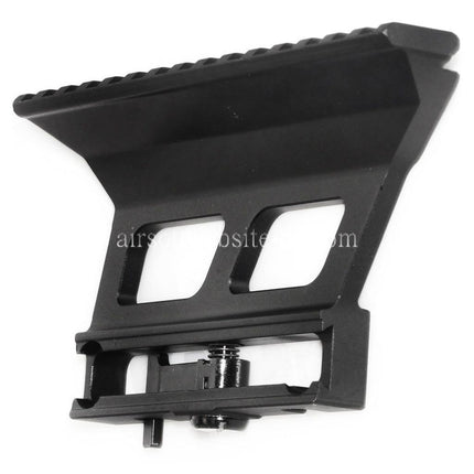 CYMA 155mm Aluminiumschiene QD Zielfernrohrmontage Geeignet für SVD AK Serie AEG Gewehre Airsoft Schwarz