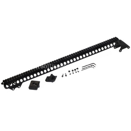 CYMA 537mm Aluminium Ober schienen System Geeignet für CYMA Tokyo Marui M870 Serie Schrotflinte Airsoft Schwarz