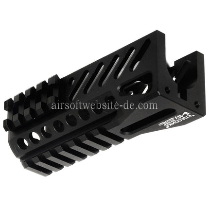 5KU CNC 119mm B-11 Klassischer Unterteil Handschutz Schienen System Geeignet für D-Boys LCT GHK Tokyo Marui AKS-74U Serie AEG GBB Gewehre Airsoft