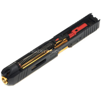 EMG Lizenziert SAI Tier One Competition komplett Oberes Kit Gold Laufschlitten Set Geeignet für AW WE EMG BLU G17 G34 GBB Pistolen Airsoft Schwarz