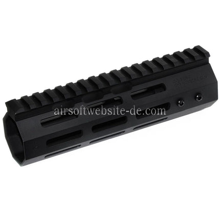 APS 7 Zoll 178mm EMG NOVESKE NSR Gen 4 RIS M-LOK Handschutz Schienen System Geeignet für AR M4 M16 Serie AEG Gewehre Airsoft Schwarz