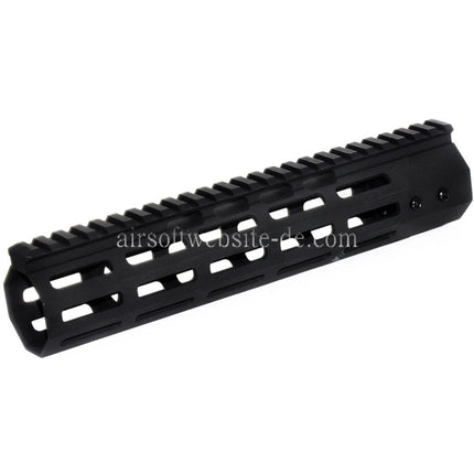 APS 9.75 Zoll 248mm EMG NOVESKE NSR Gen 4 RIS M-LOK Handschutz Schienen System Geeignet für AR M4 M16 Serie AEG Gewehre Airsoft Schwarz