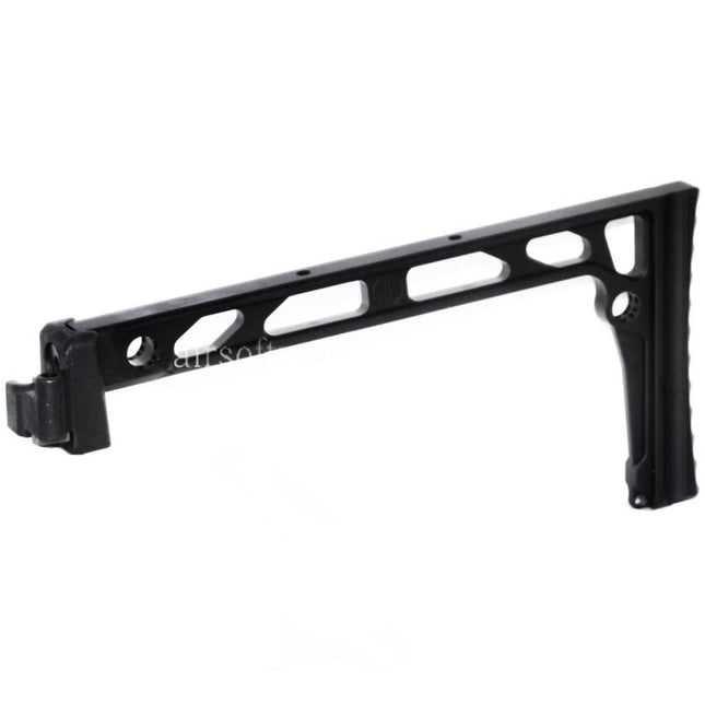 5KU 206mm SS-8 Stil Kolbenkappe Schaft Geeignet für D-Boys GHK LCT CYMA AK Serie Gewehre Airsoft Schwarz