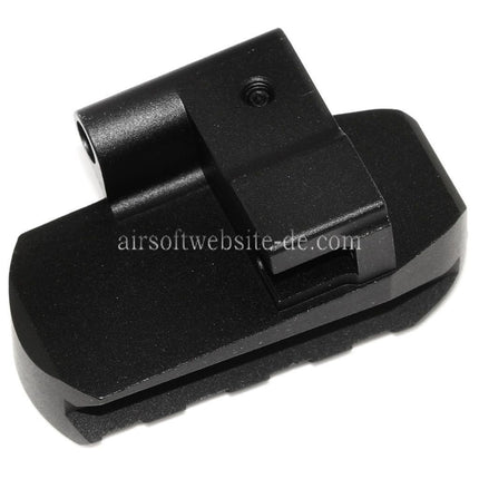 5KU M1913 Picatinny Schienenschaft Basisadapter mit QD Riemenloch Geeignet für E&L AK Serie Gewehre Airsoft Schwarz
