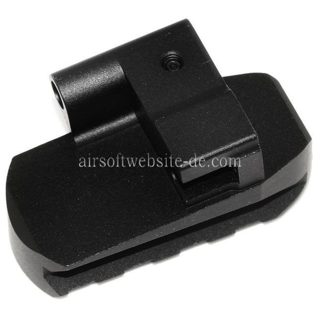 5KU M1913 Picatinny Schienenschaft Basisadapter mit QD Riemenloch Geeignet für E&L AK Serie Gewehre Airsoft Schwarz