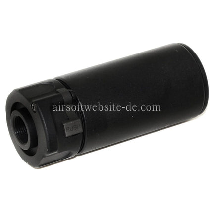 5KU 92mm Mini Schalldämpfer mit Spitfire Tracer Geeignet für -14mm CCW Gegen den Uhrzeigersinn Lauf Gewehre Airsoft