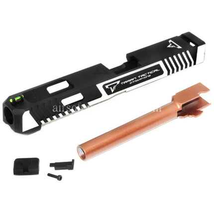 APS EMG TTI CNC Combat Master Laufschlitten Set Geeignet für Elite Force VFC Umarex G17 Gen4 GBB Pistolen Airsoft
