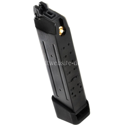 APS EMG TTI 23rd Co2 Magazin Geeignet für G17 G18C G34 G35 G-Serie GBB Pistolen Airsoft Schwarz