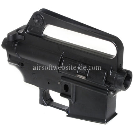 E&C M16VN Oberer Untere Metall Körperempfänger Geeignet für E&C Tokyo Marui M4 M16 Serie AEG Gewehre Airsoft Schwarz