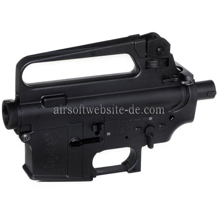E&C M16A2 Oberer Untere Metall Körperempfänger Geeignet für E&C Tokyo Marui M4 M16 Serie AEG Gewehre Airsoft Schwarz