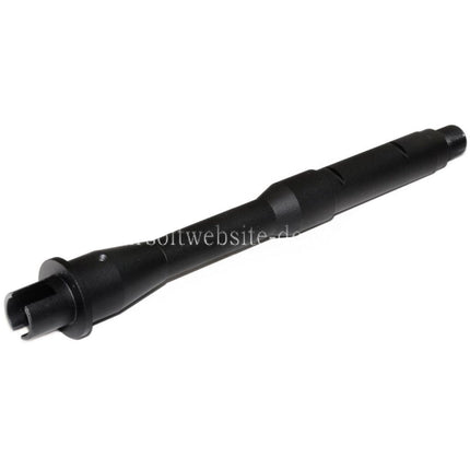 5KU 8.25/8.7 Zoll Aluminium Außenlauf -14mm CCW Gegen den Uhrzeigersinn Geeignet für Tokyo Marui M4 MWS GBB Gewehre Airsoft Schwarz
