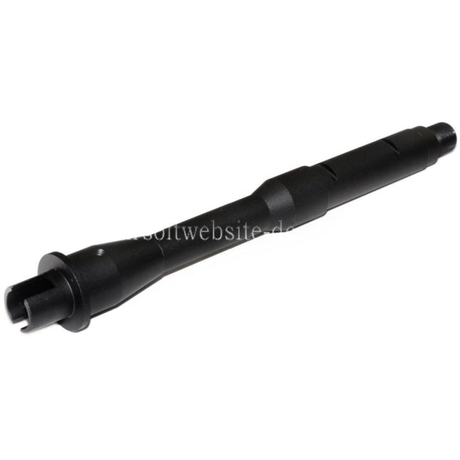 5KU 8.25/8.7 Zoll Aluminium Außenlauf -14mm CCW Gegen den Uhrzeigersinn Geeignet für Tokyo Marui M4 MWS GBB Gewehre Airsoft Schwarz