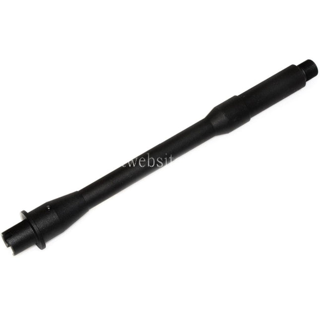 5KU 10 Zoll Aluminium Außenlauf -14mm CCW Gegen den Uhrzeigersinn Geeignet für Tokyo Marui M4 MWS GBB Gewehre Airsoft Schwarz