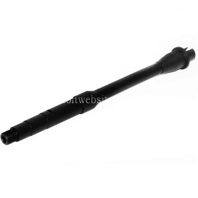 5KU 11.25/11.5 Zoll Aluminium Außenlauf -14mm CCW Gegen den Uhrzeigersinn Geeignet für Tokyo Marui M4 MWS GBB Gewehre Airsoft Schwarz
