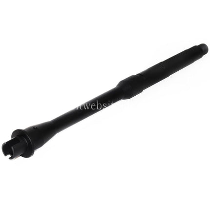 5KU 12.25/12.5 Zoll Aluminium Außenlauf -14mm CCW Gegen den Uhrzeigersinn Geeignet für Tokyo Marui M4 MWS GBB Gewehre Airsoft Schwarz