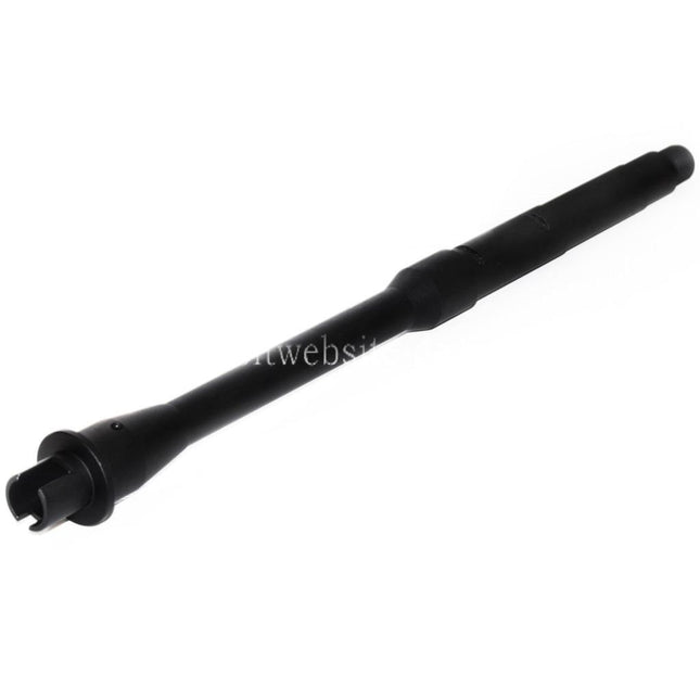 5KU 12.25/12.5 Zoll Aluminium Außenlauf -14mm CCW Gegen den Uhrzeigersinn Geeignet für Tokyo Marui M4 MWS GBB Gewehre Airsoft Schwarz