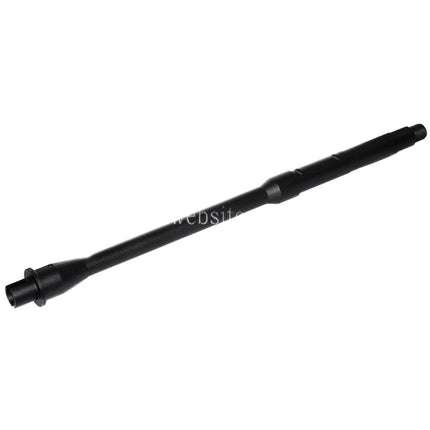 5KU 14.25/14.5 Zoll Aluminium Mid-Length Außenlauf -14mm CCW Gegen den Uhrzeigersinn Geeignet für Tokyo Marui M4 MWS GBB Gewehre Airsoft Schwarz