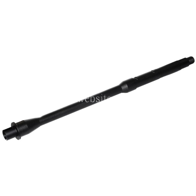 5KU 14.25/14.5 Zoll Aluminium Mid-Length Außenlauf -14mm CCW Gegen den Uhrzeigersinn Geeignet für Tokyo Marui M4 MWS GBB Gewehre Airsoft Schwarz