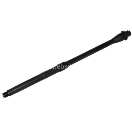 5KU 16/16.25 Zoll Aluminium Mid-Length Außenlauf -14mm CCW Gegen den Uhrzeigersinn Geeignet für Tokyo Marui M4 MWS GBB Gewehre Airsoft Schwarz