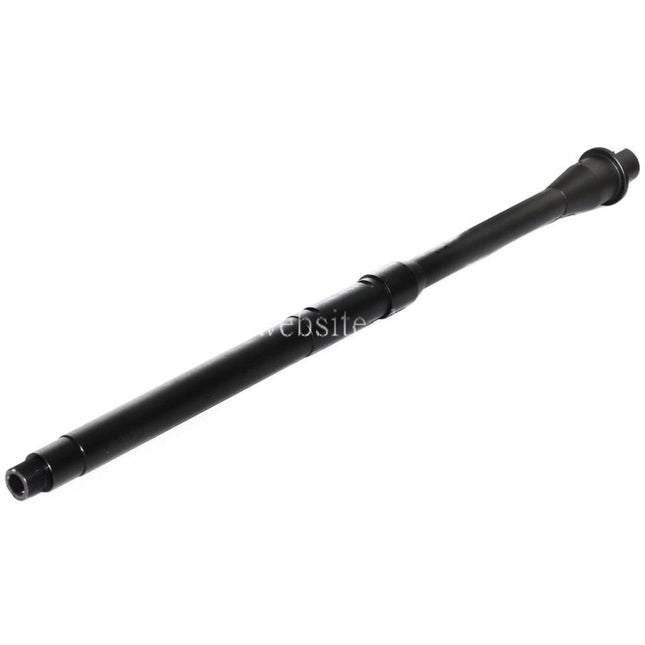 5KU 16/16.25 Zoll Aluminium Karabinerlänge Außenlauf -14mm CCW Gegen den Uhrzeigersinn Geeignet für Tokyo Marui M4 MWS GBB Gewehre Airsoft Schwarz