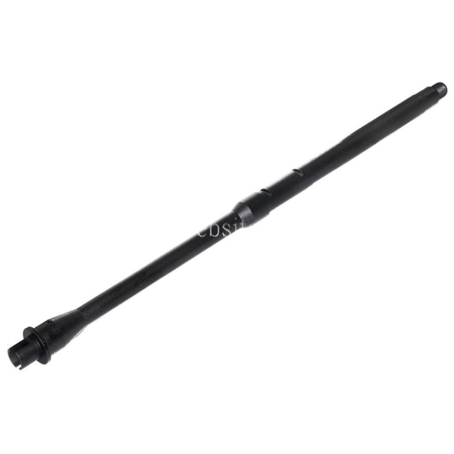 5KU 17.75/18 Zoll Aluminium Mid-Length Außenlauf -14mm CCW Gegen den Uhrzeigersinn Geeignet für Tokyo Marui M4 MWS GBB Gewehre Airsoft Schwarz