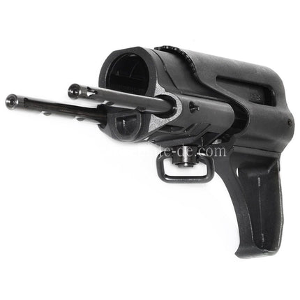 APS CRS PDW Stil Zusammenklappbarer Gewehrschaft Geeignet für M4 M16 AEG Gewehre Airsoft Schwarz