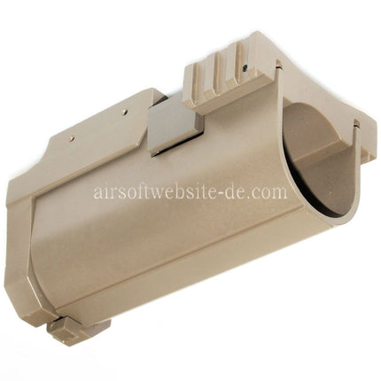 Airsoft Website 132mm Aluminium Gasbetrieben 40mm M203 Mini Granatwerfer