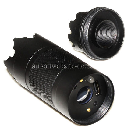 5KU DPMN Schalldämpfer Spitfire Tracer -14mm Gegen den Uhrzeigersinn mit USB