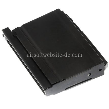 King Arms 25rd Gas Magazin Geeignet für Tanaka KJW King Arms MDT/M700 Scharfschützengewehre Airsoft Schwarz