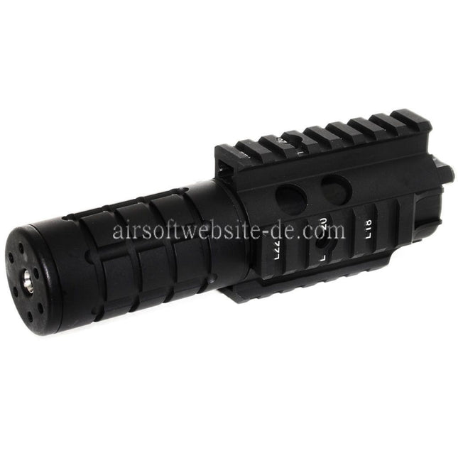 APS 166mm Mini Patriot Vorderes Kit äußerer Lauf Free Float Handschutz Schienen System Geeignet für APS ASR Tokyo Marui M4 M16 Serie AEG Gewehre Airsoft Schwarz