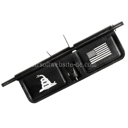 APS Empfänger Staubschutz (Verschiedene Stile) Geeignet für APS ASR Tokyo Marui M4 M16 Serie AEG Gewehre Airsoft Schwarz