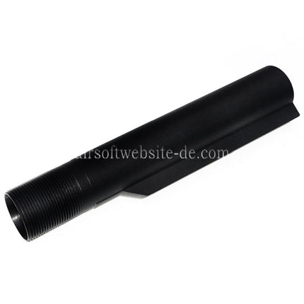 Guns Modify GM CNC Aluminum 6-Positionen Gewehrschaft Pufferrohr Geeignet für Tokyo Marui M4 MWS Serie GBB Gewehre Airsoft Schwarz