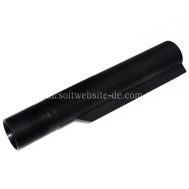 Guns Modify GM CNC Aluminum 6-Positionen Gewehrschaft Pufferrohr Geeignet für Tokyo Marui M4 MWS Serie GBB Gewehre Airsoft Schwarz
