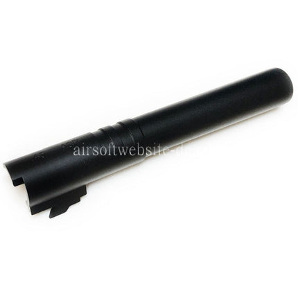 5KU 5 Zoll 123/127mm CNC Aluminium Äußerer Lauf +11mm CW im Uhrzeigersinn Geeignet für Armorer Works AW WE-TECH Tokyo Marui Hi-Capa 5.1 GBB Pistolen Airsoft