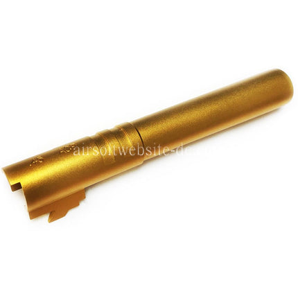 5KU 5 Zoll 123/127mm CNC Aluminium Äußerer Lauf +11mm CW im Uhrzeigersinn Geeignet für Armorer Works AW WE-TECH Tokyo Marui Hi-Capa 5.1 GBB Pistolen Airsoft