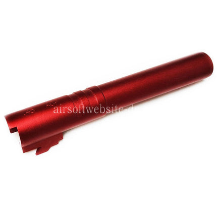 5KU 5 Zoll 123/127mm CNC Aluminium Äußerer Lauf +11mm CW im Uhrzeigersinn Geeignet für Armorer Works AW WE-TECH Tokyo Marui Hi-Capa 5.1 GBB Pistolen Airsoft
