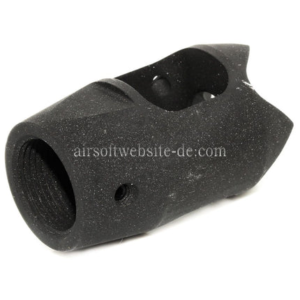 PTS Rainier Arms MINI XT COMP Mündungsfeuerdämpfer Geeignet für +14mm CW Rechtsgewinde Lauf Gewehre Airsoft